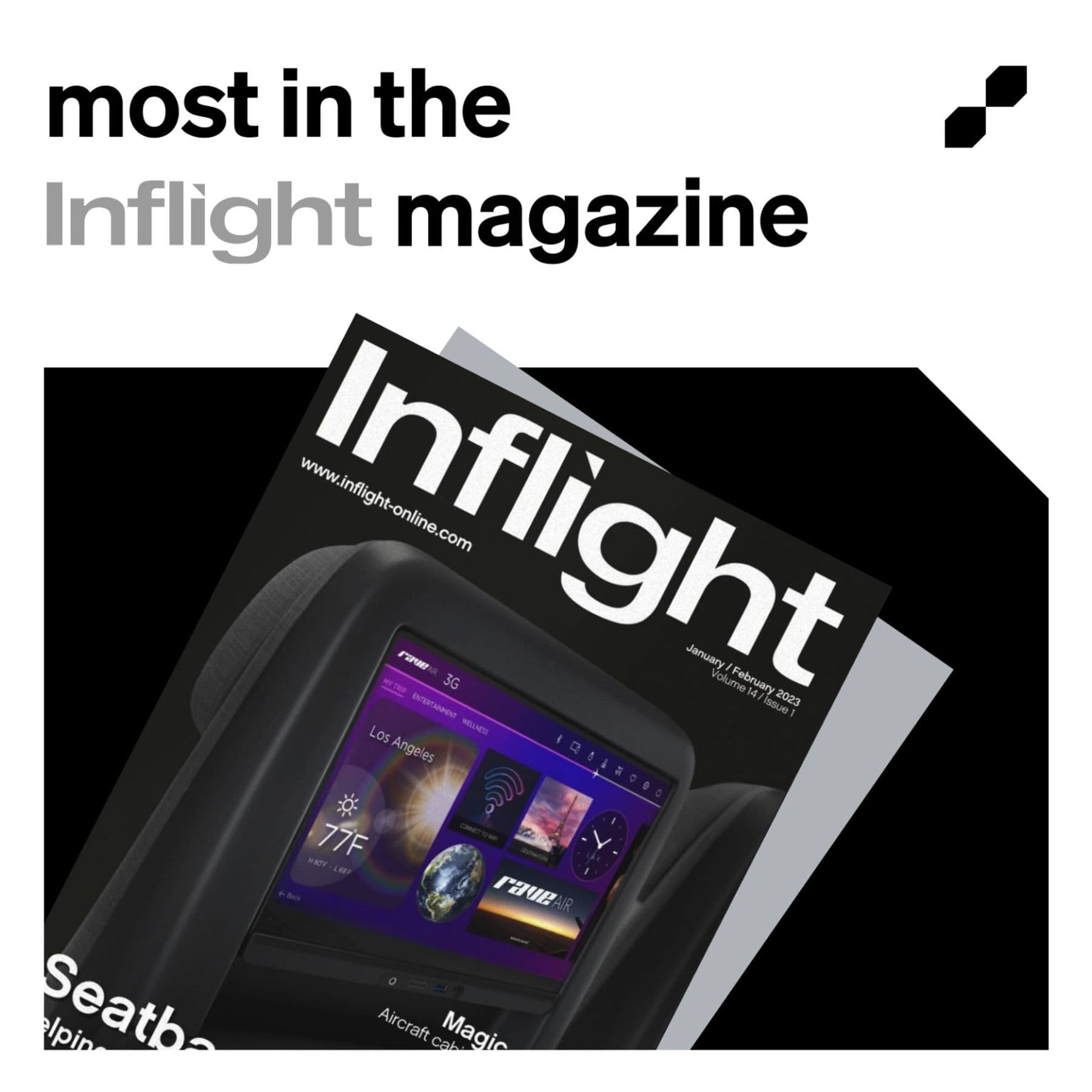 MOST featured in Inflight Magazine